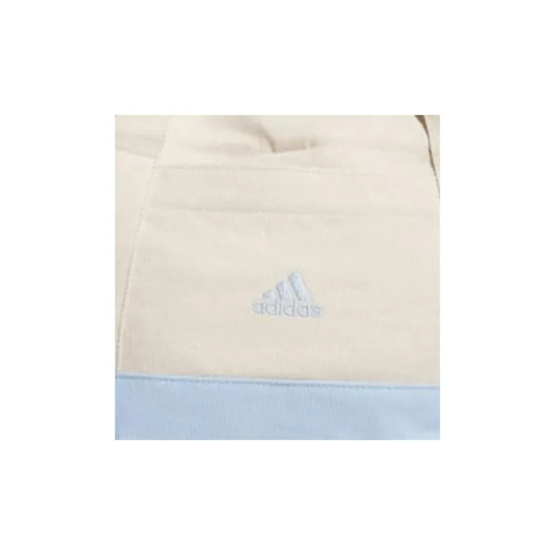 Adidas Cotton Tote Bag Shopping Bag Handbag Women's White & Blue-4