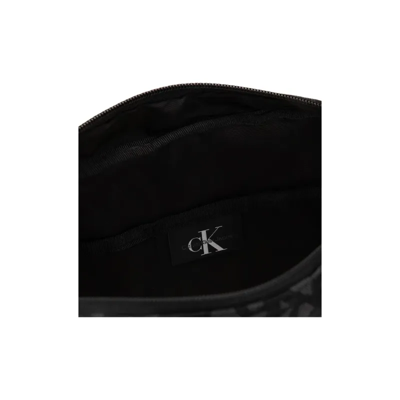 CALVIN KLEIN Fabric Shoulder Bag Men's Space Black-3
