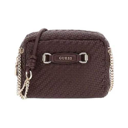 guess Noelle PU Shoulder Bag Mini Women's Dark Brown