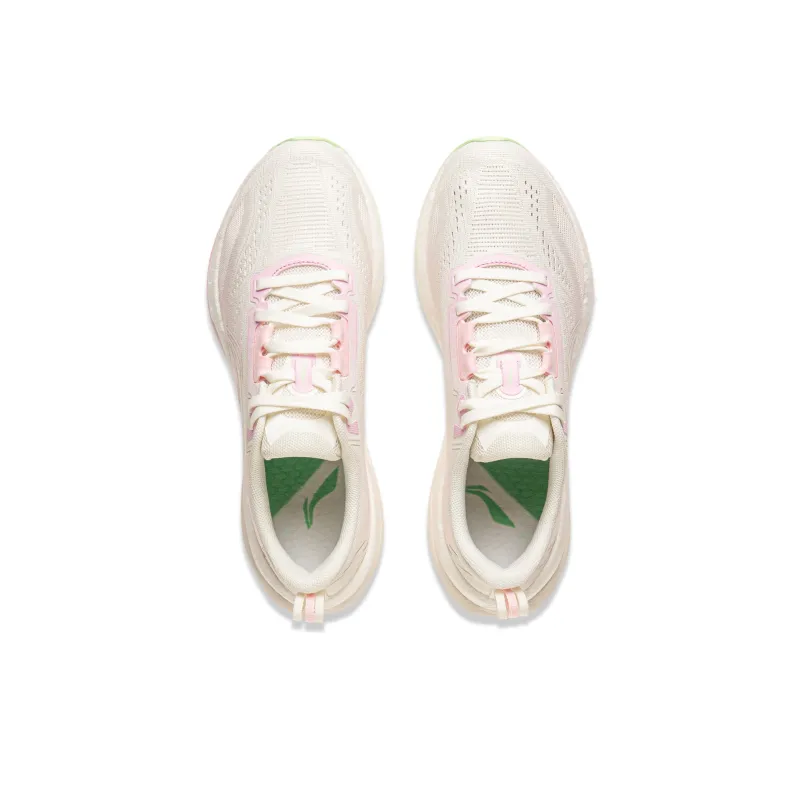 LiNing Wugui 5S 5.0 Low-Top Running Shoes Women's Valentine's Day Color Scheme-White Pink-3