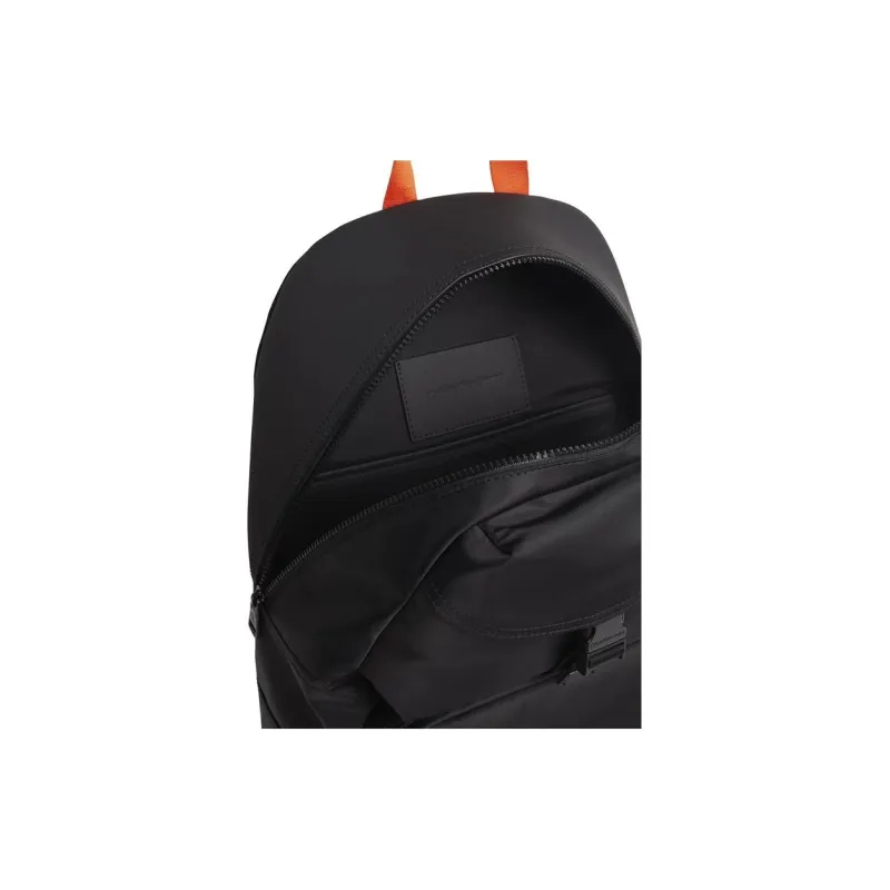 CK/Calvin Klein Polyurethane Travel Bags Backpack Large Size Men's Black-4