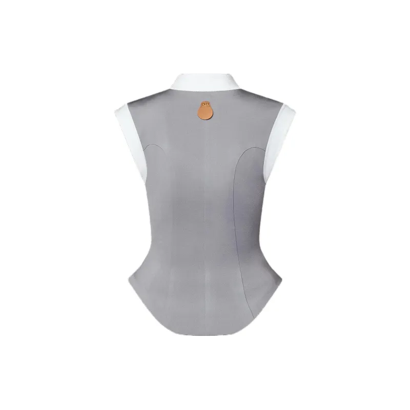 LOUIS VUITTON Technical Jersey Color Block Peplum Top-4