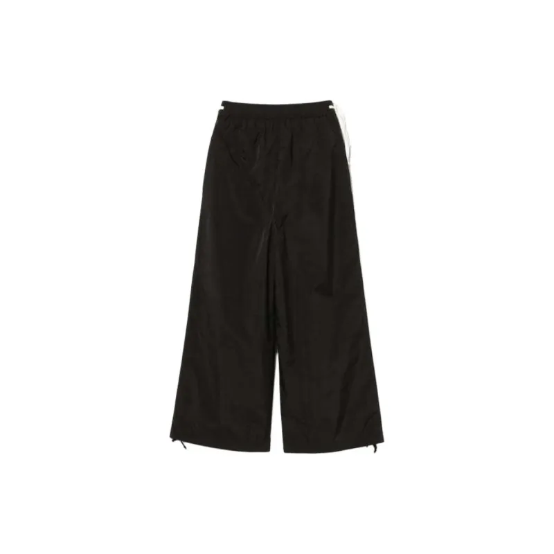 Beams Knitted Sports Pants Women's Black-1