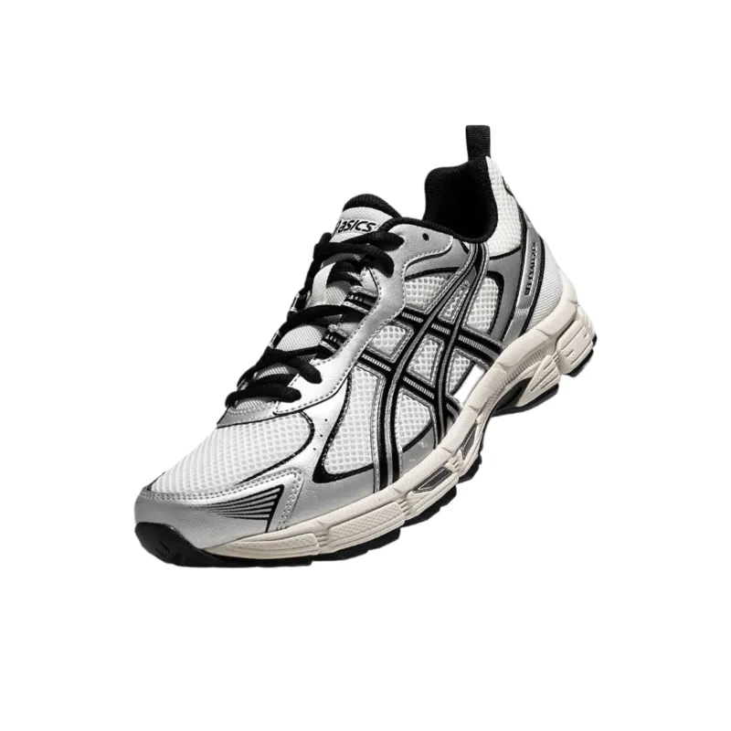 Asics Gel-Exalt 2 Cushioning Low-Top Running Shoes Men's Black White-1