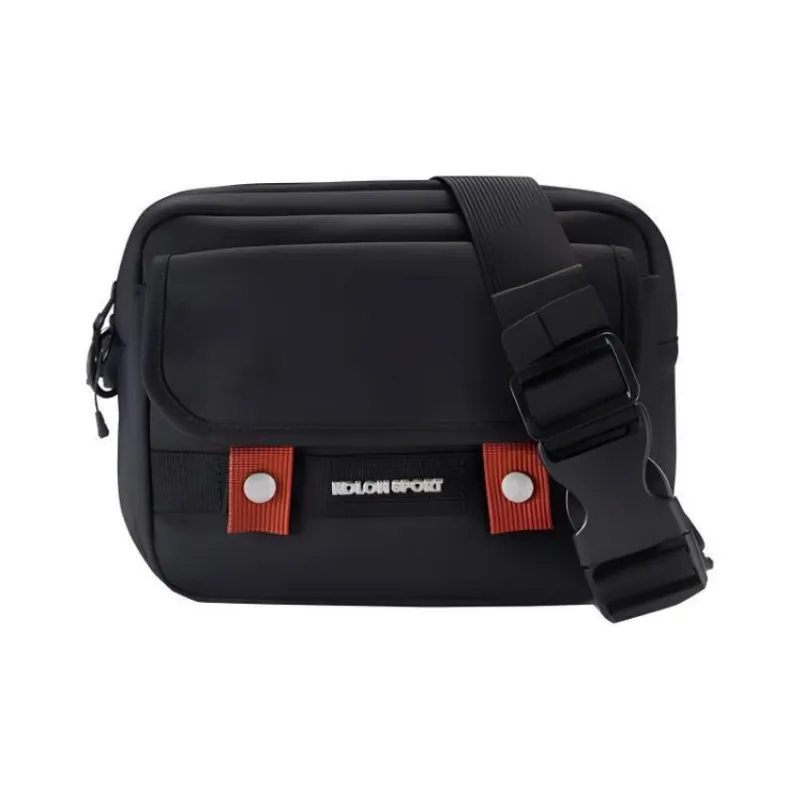 KOLON SPORT Nylon Fanny Pack Crossbody Bag Sling Bag Regular Unisex Black-0