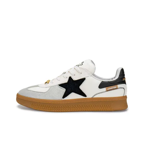 STARTER German Army Trainers Wear Resistant Breathable Slip Resistant Low Top Skateboard Shoes Men's White
