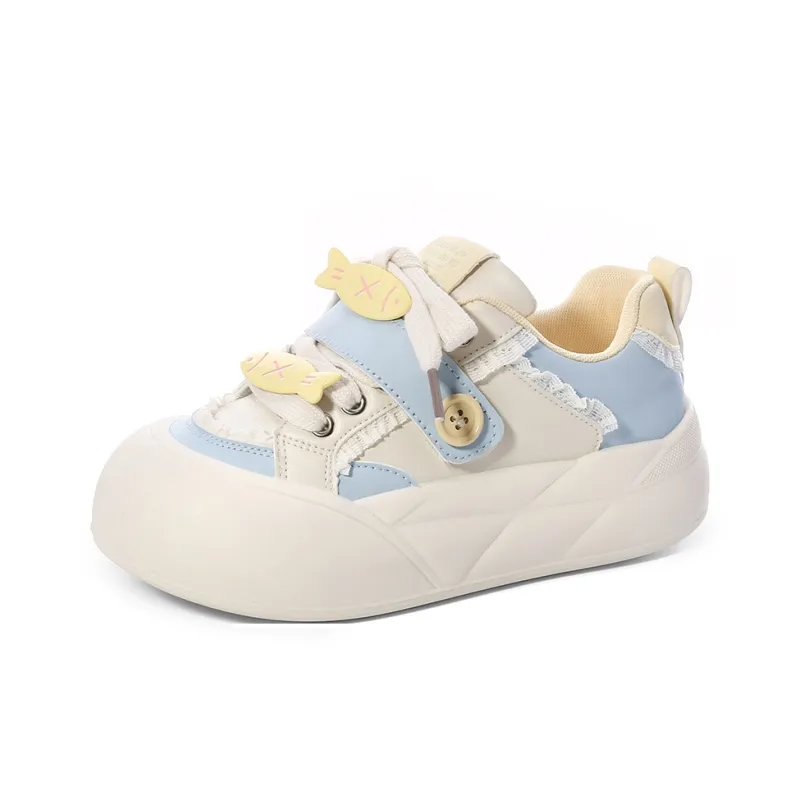 Lovely You Wear-resistant And Lightweight Low-Top Skateboard Shoes Women's Yellow Green-25