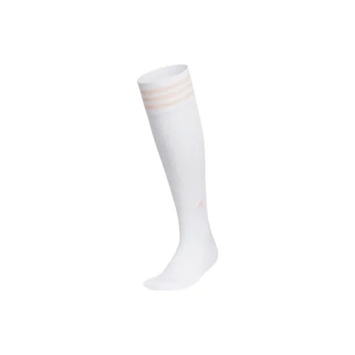 Adidas Knee-High Socks Women's 1 Pack White/Coral Pink