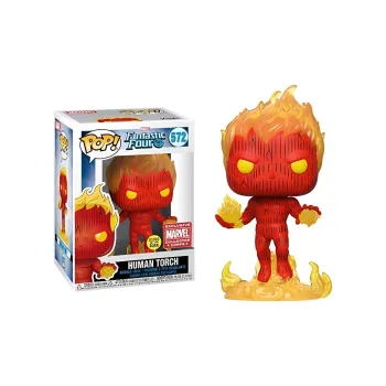 Funko Marvel Other Characters Pop Fantastic Four Thunderstorm Fire Glow In The Dark Limited Edition Chibi Figures