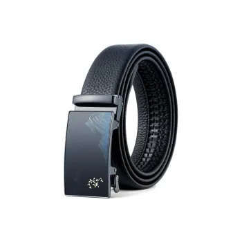 HLA Top Grain Cow Leather Leather Belts Men's Width  3.5cm