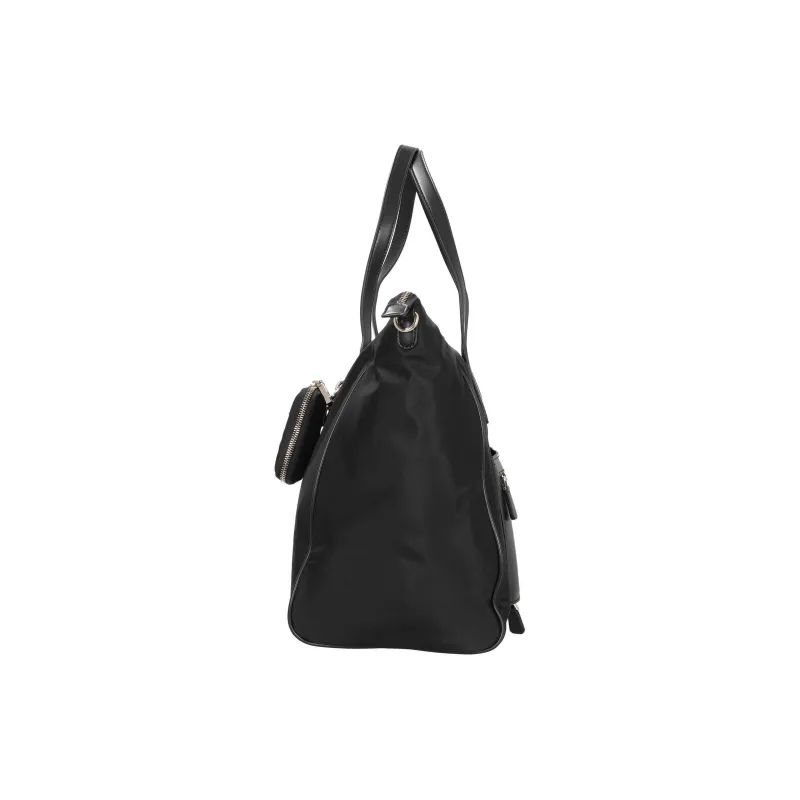 GUESS Nylon Tote Bag Shopping Bag Handbag Women's Black-3