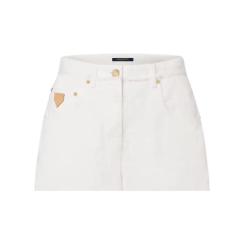LOUIS VUITTON Frayed Seam Bermuda Shorts-1
