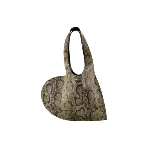 COPERNI Python Embossed Calfskin Handbag Mini Women's Green