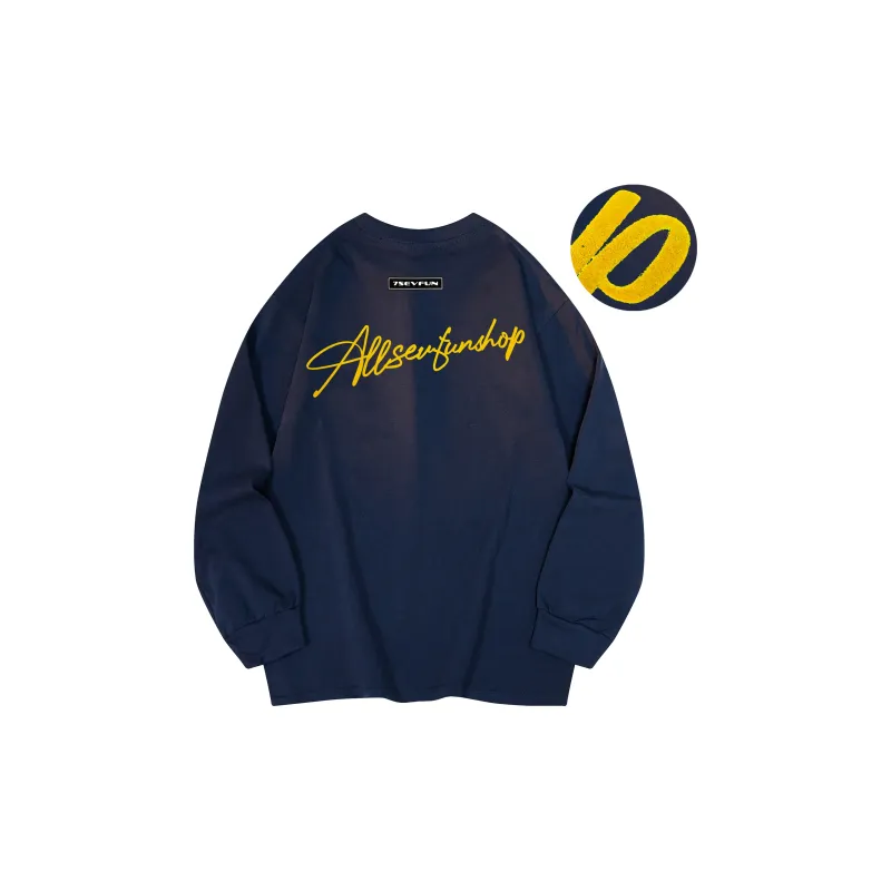 7 SEVFUN T-Shirt Unisex Navy Blue-1