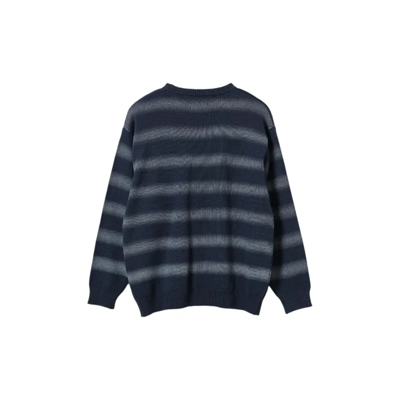 Beams Sweater Men's Marine Blue-1