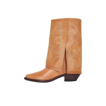 Revolve x Schutz Clay West Ankle Boots 3.8cm Women's Brown