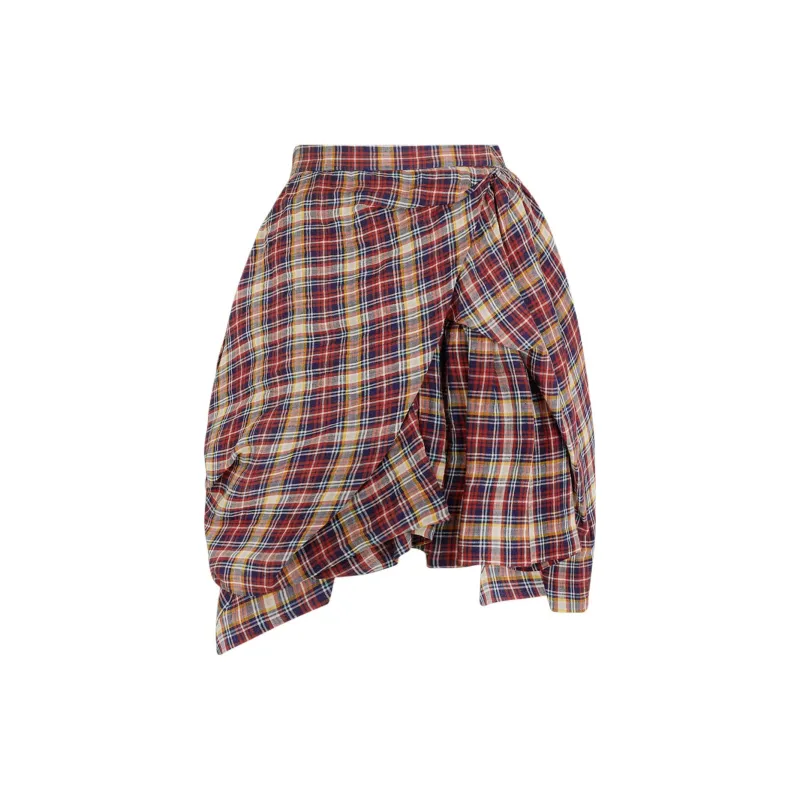 Vivienne Westwood Checked Nymph Mini Skirt-1