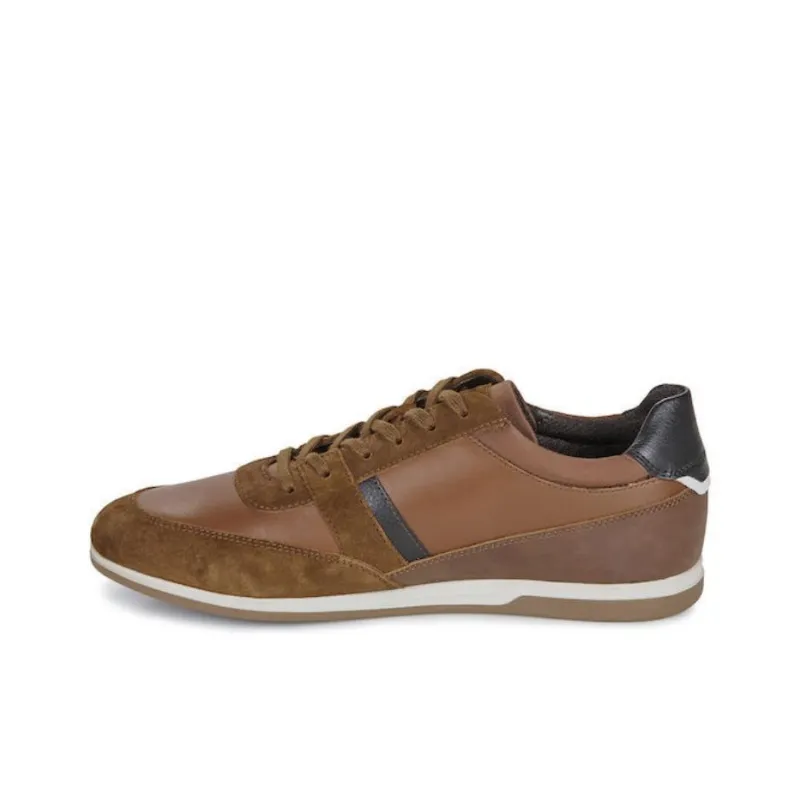 GEOX U Renan Slip-Resistant Low-Top Casual Shoes Men's Brown-1