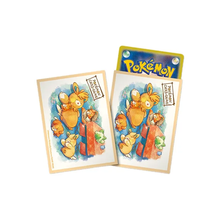 POKEMON Deck Protection Mask PAMO NO MURE Card Accessories Whole Box-0