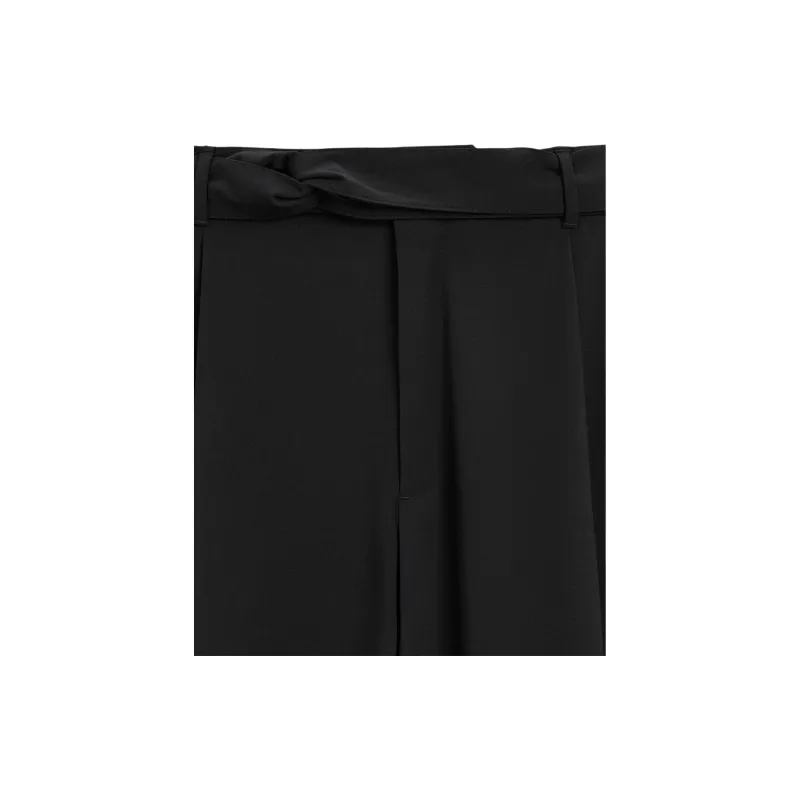 ZARA Casual Pants Men Black-3