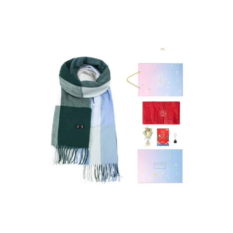 BAIJUAN Knit Scarves Unisex-23