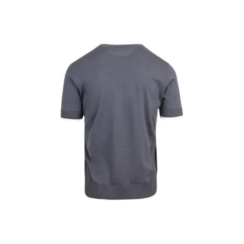 Paolo Pecora Short Sleeved Knitted T Shirt-1