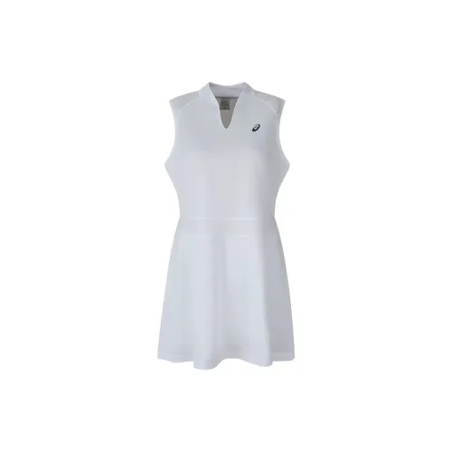 Asics SS25 Sleeveless Dress Women's White
