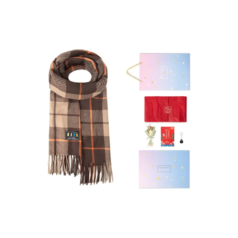 BAIJUAN Knit Scarves Unisex-30