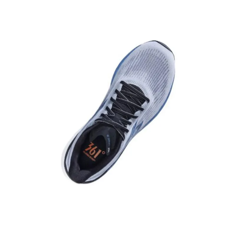 361° SPIRE6 Anti Slip Wear Resistant Low Top Running Shoes Men's Gray Blue-3
