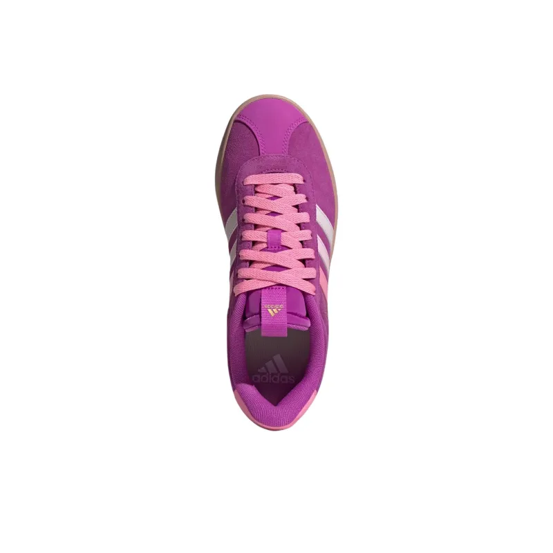Adidas VL COURT 3.0 Anti Slip Wear Resistant Low Top Skateboard Shoes Women's Purple-4
