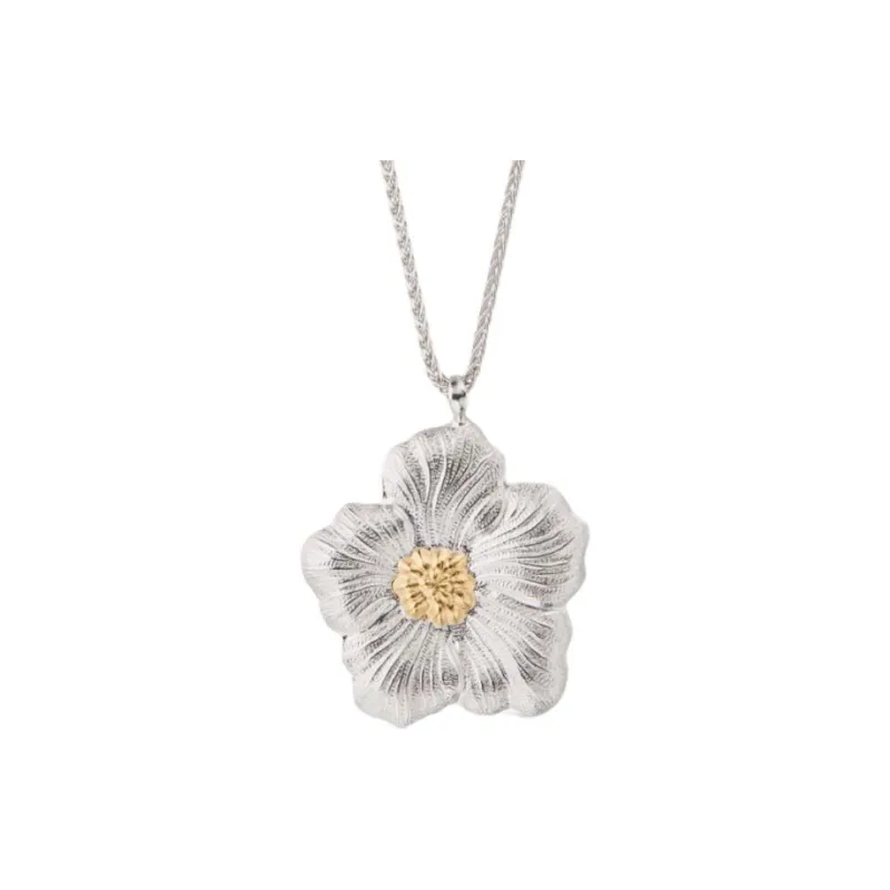 BUCCELLATI 925 Sterling Silver, Diamond, Colored Gemstone, Gold Plated Charms / Pendants Unisex Silver-0