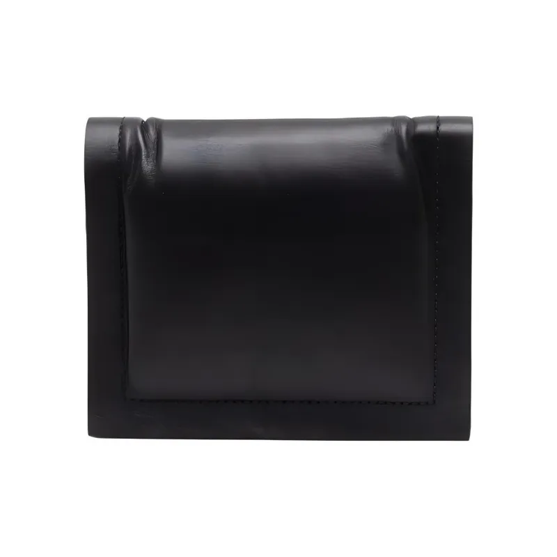 FERRAGAMO Leather Wallet Women's Black-2