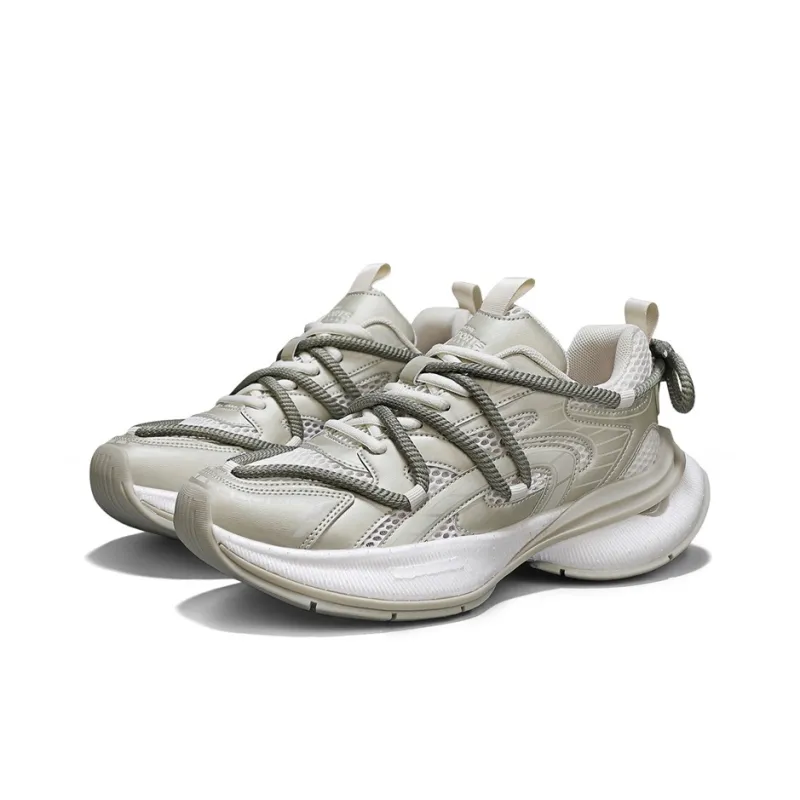 KANGLONG Cushioning, Slip Resistant, Abrasion Resistant, Breathable, Balance, Height Increasing Chunky Sneakers Men's-21