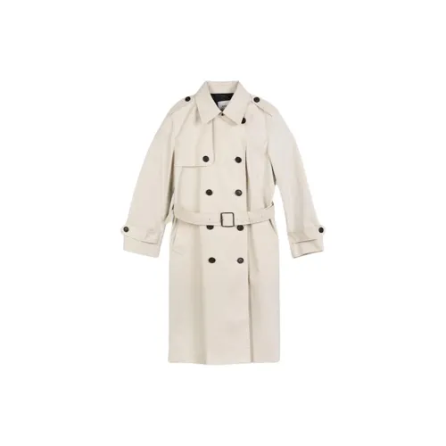 COACH SS25 Trench Coat Women's Light Umber