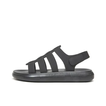 OULISASI Roman Sandals Men's Black