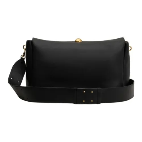 AMIPARIS Cow Leather Pillow Bag Shoulder Bag Tubas Women's Black