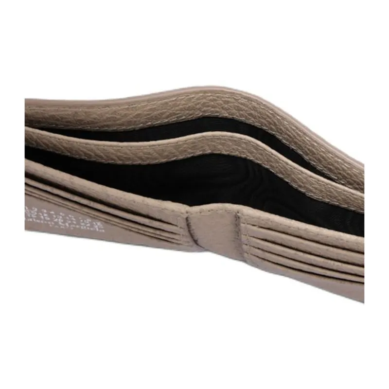 Maison Margiela Grain Cow Leather Card Clip Card Holder Wallets Men's Khaki Gray-6