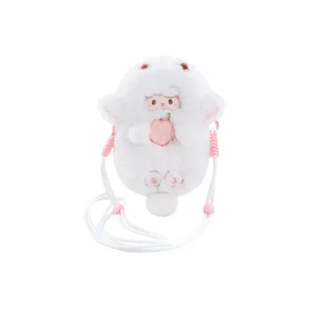 Holding Bamboo Polyester Crossbody Bag Regular Women's White