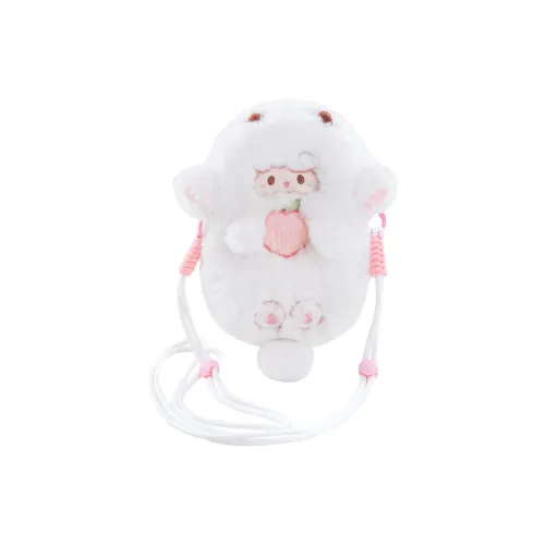Holding Bamboo Polyester Crossbody Bag Regular Women's White