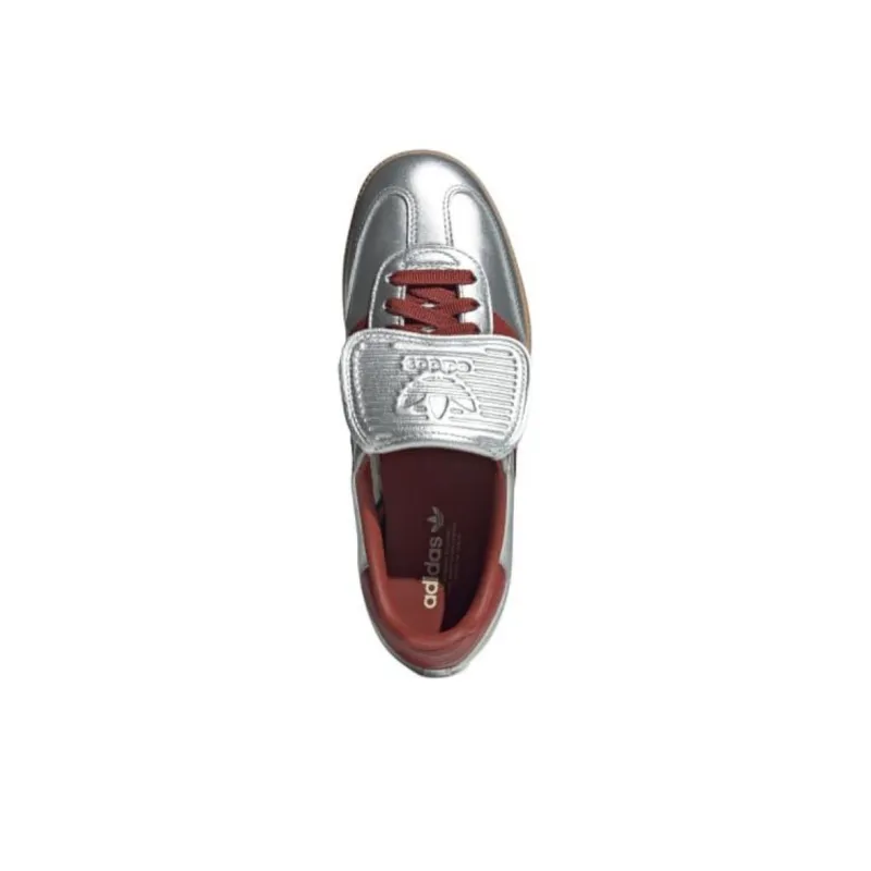 Adidas Samba Lt Silver Metallic Ruby Gum Women's-3