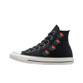 Chuck Taylor All Star Women's Converse High 'Cross Stitch Roses' Women's