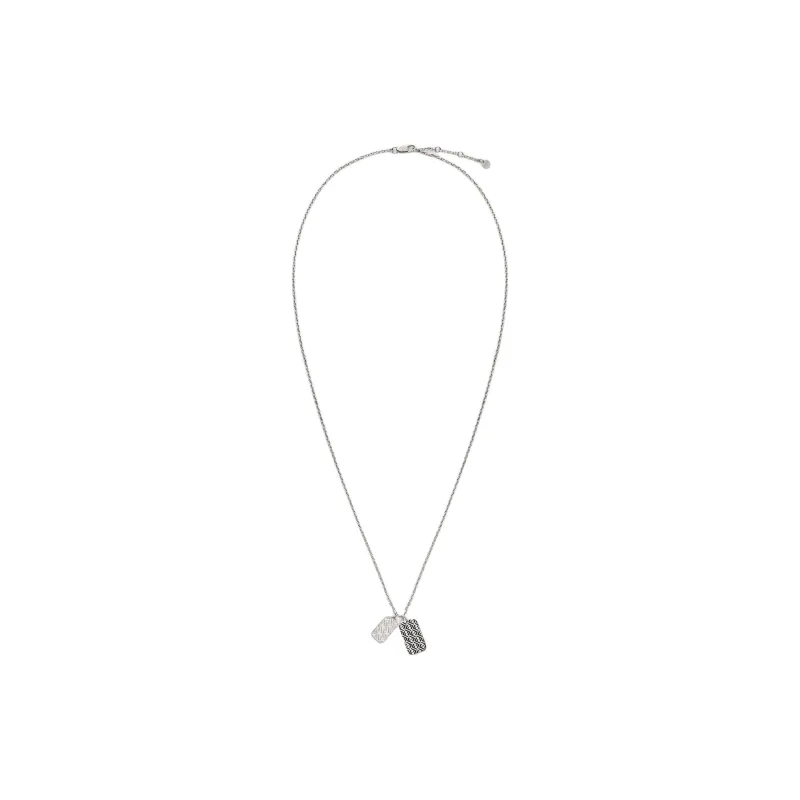 FENDI Hexagon Double Pendant Necklace-0