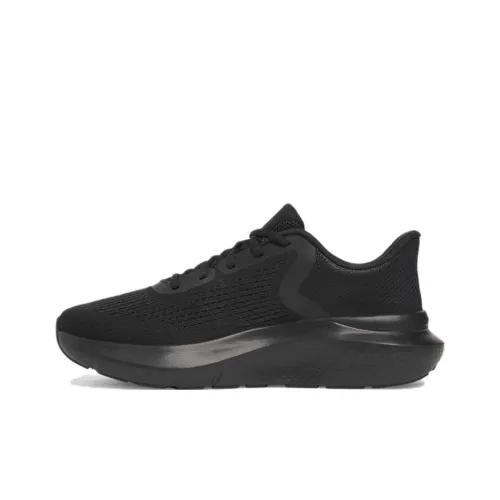 Under Armour Anti Slip Wear Resistant Low Top Casual Running Shoes Men's Black