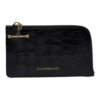 Strathberry Calfskin Wallet Women's Black