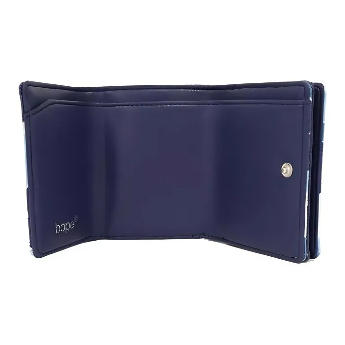 A BATHING APE Cotton Wallet Regular Unisex Blue-2