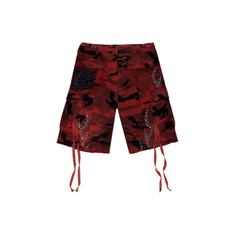Hellstar Studded Cargo Shorts-1