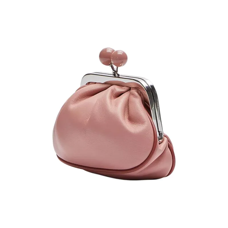 WEEKEND MaxMara Leather Shoulder Bag Mini Women's Pink-1