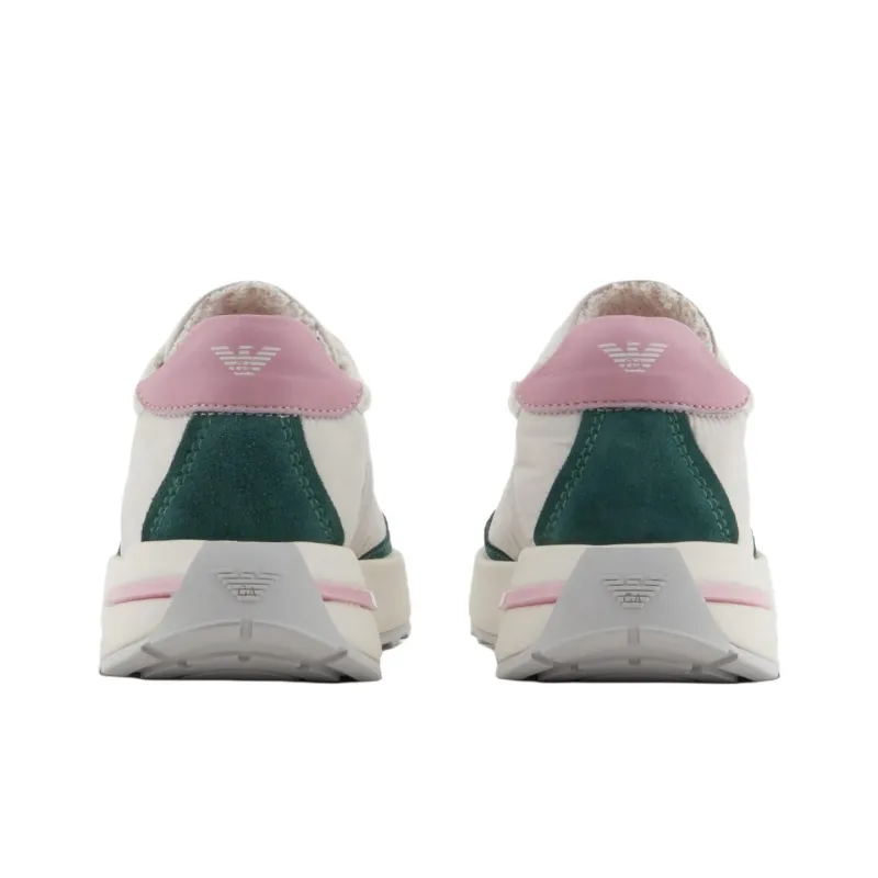 EMPORIO ARMANI Low Top Casual Shoes Women's Green-4