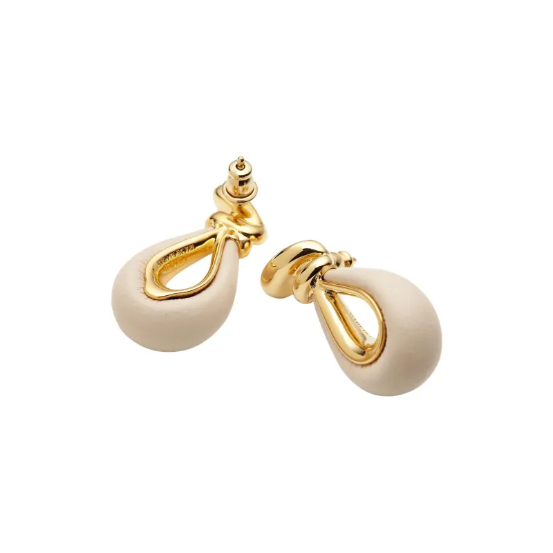FENDI Brass Earrings Women's Gold-1