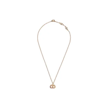 Valentino Metal Necklaces Unisex Gold